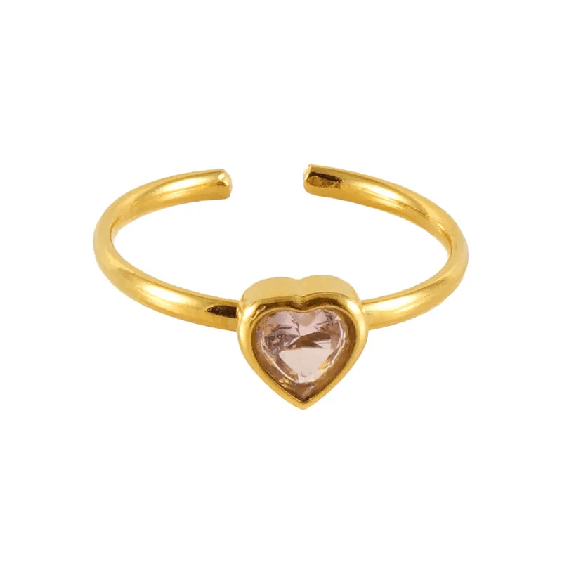 Minimal Heart Rings