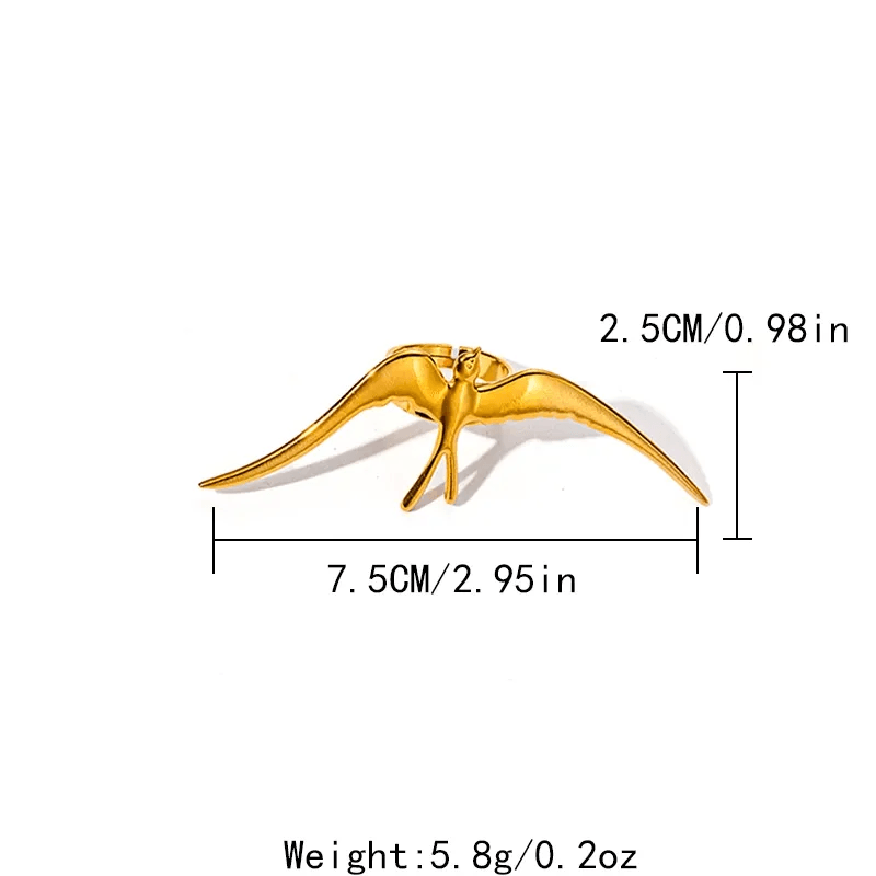 Big Chunky Eagle Ring